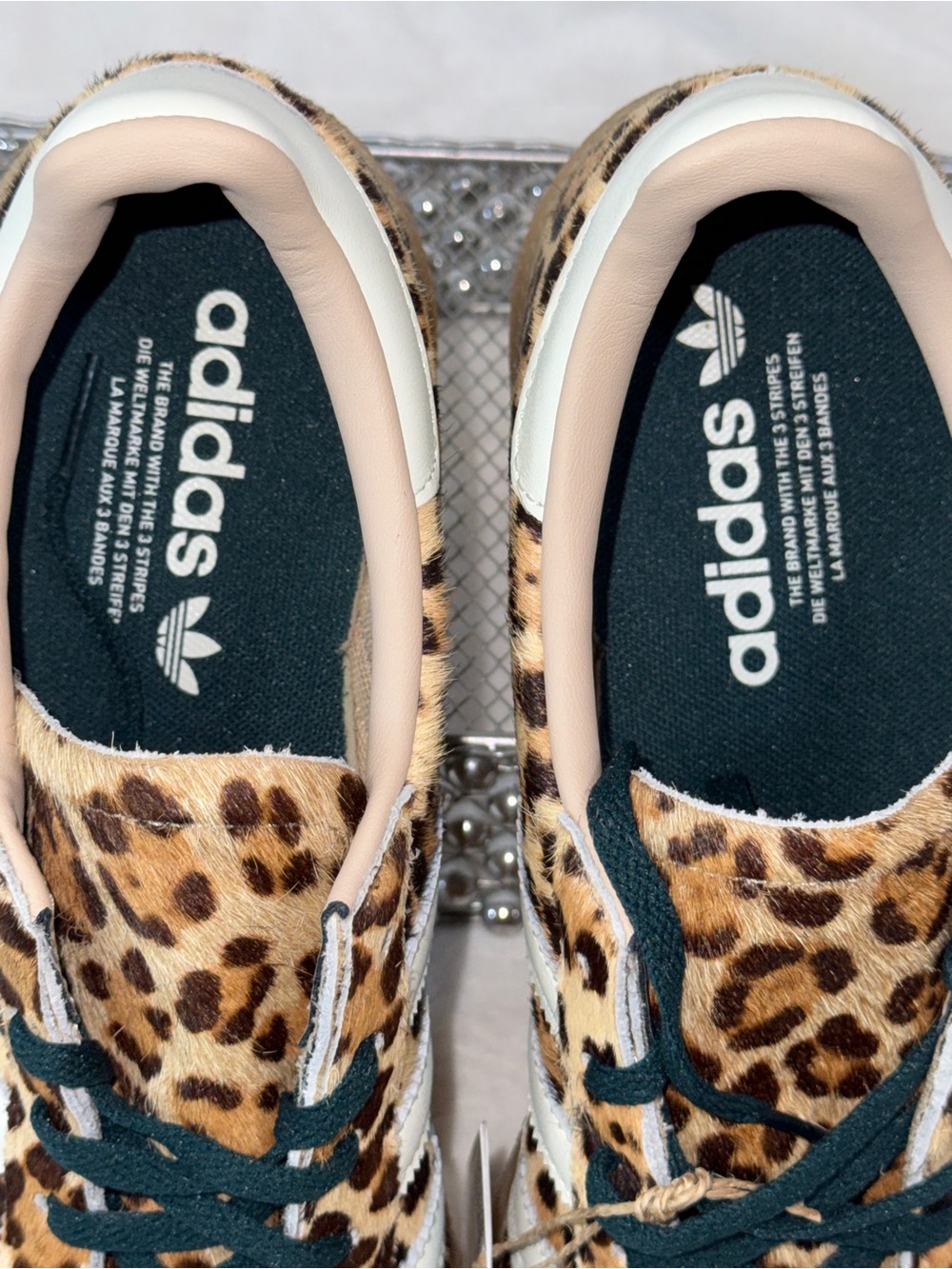 Adidas Handball Spezial W Leopard Sneakers Wmns 10.5/Mens 9 KI6678 - Picture 11 of 16